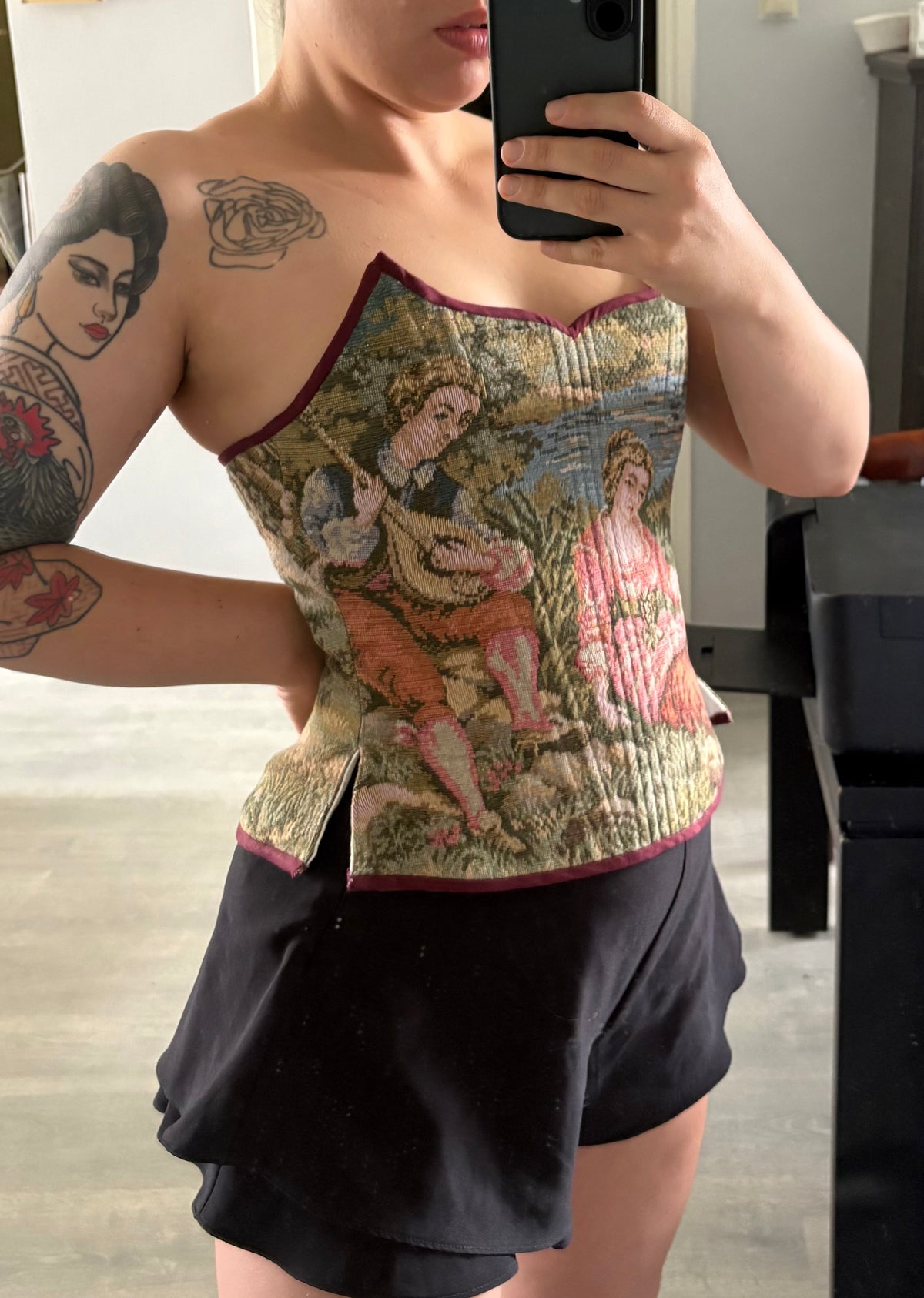 Allegonda Lady with the corset Tapestry corset