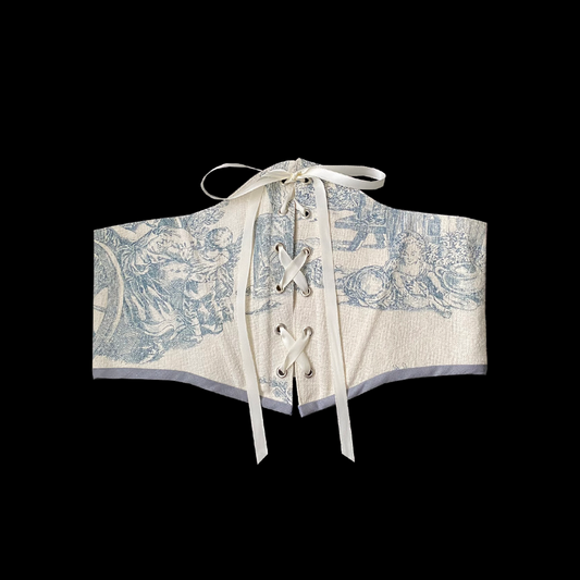 Mae Toile de Jouy belt