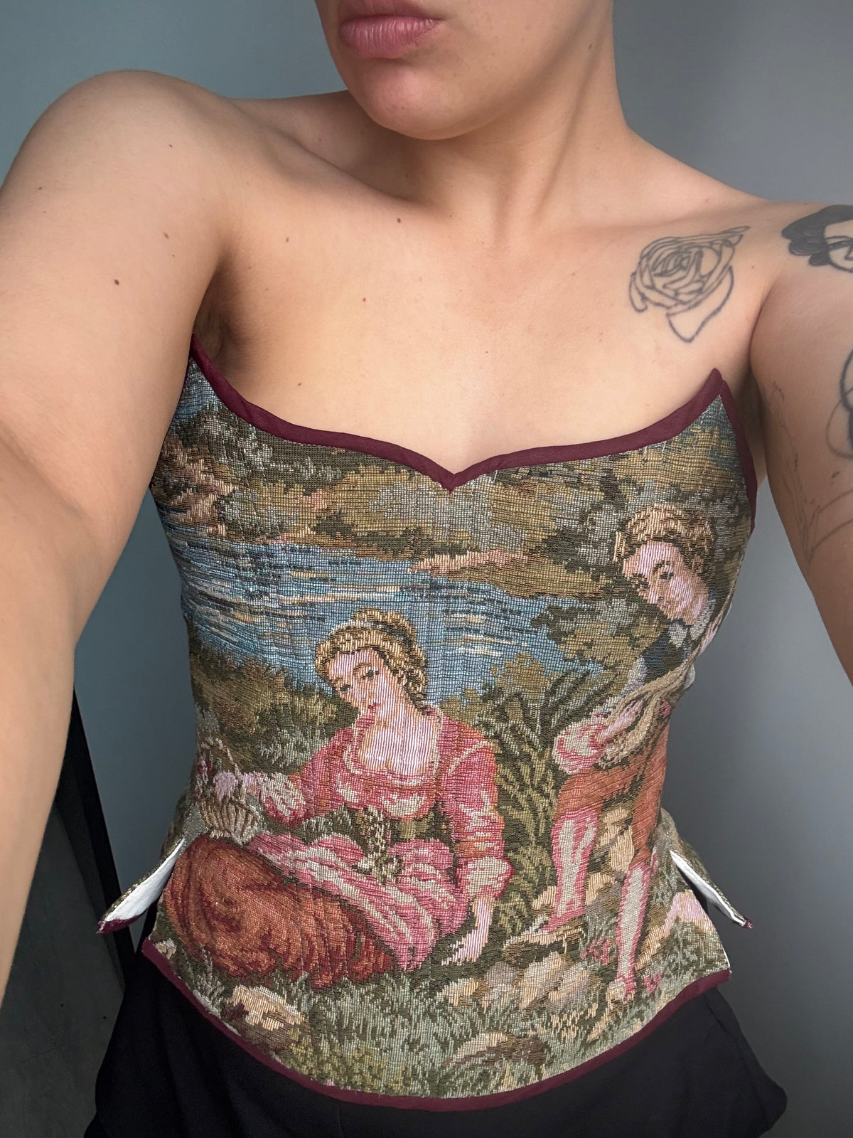 Allegonda Lady with the corset Tapestry corset