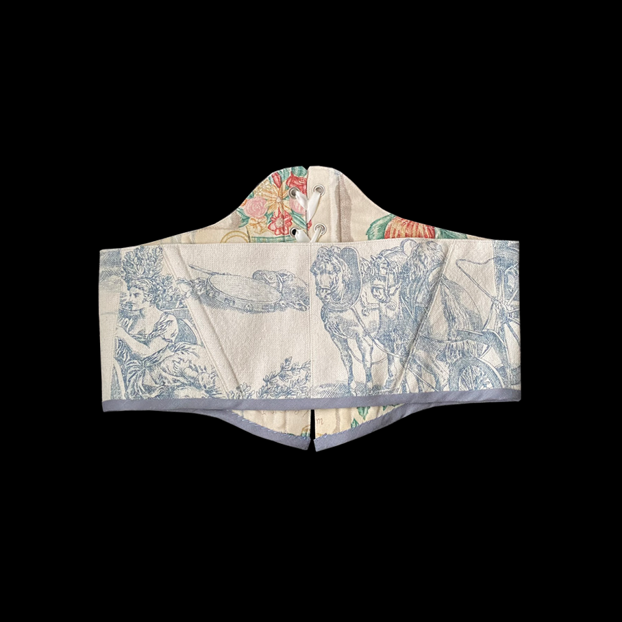 Mae Toile de Jouy belt