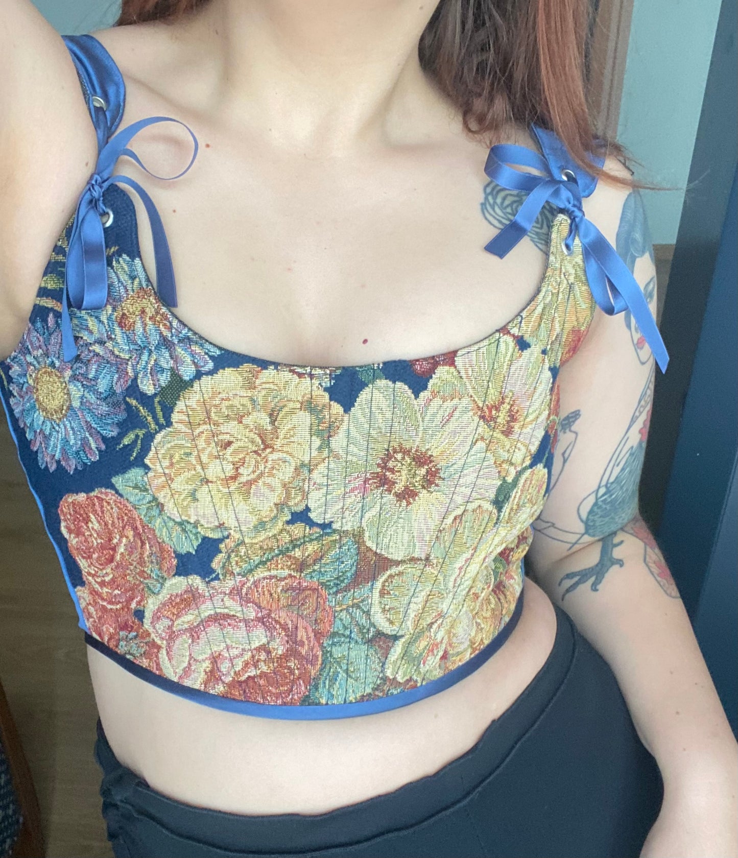 Eleanor Floral Tapestry corset