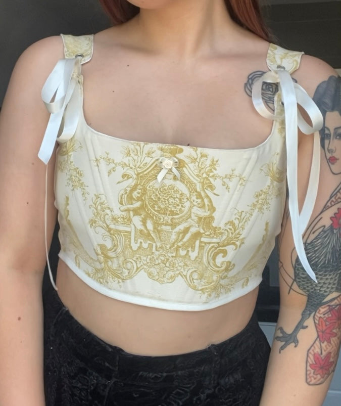 Eleanor Angelic Bow corset