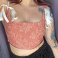 Eleanor Floral Jacquard corset