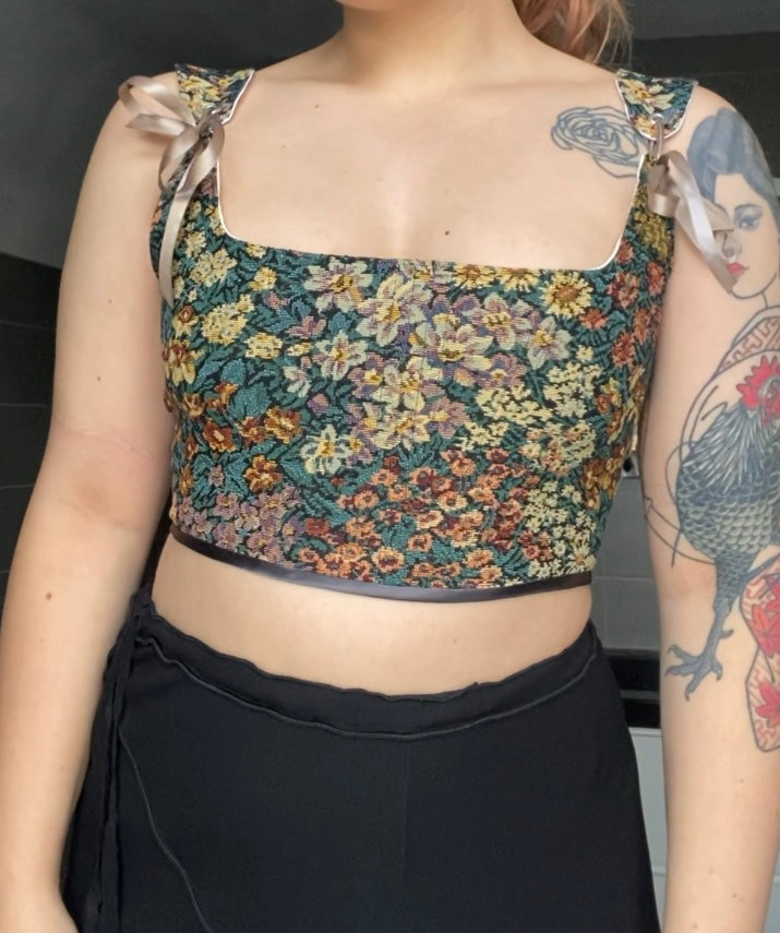 Eleanor Floral Goblin corset