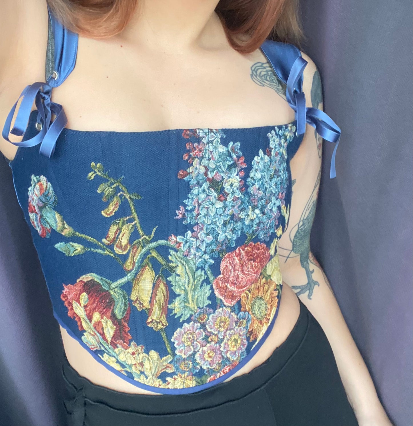 Alta Floral Tapestry corset