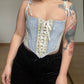 Ines Floral corset