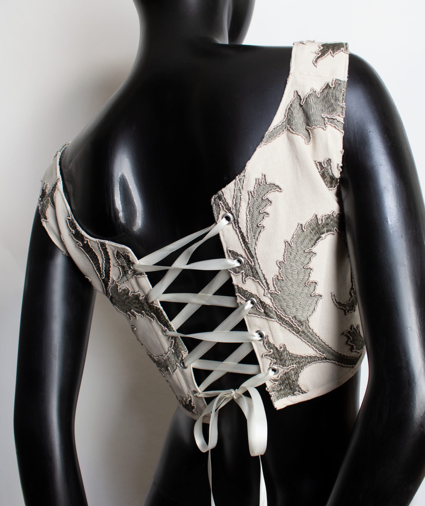 Eleanor Textured Leaf corset