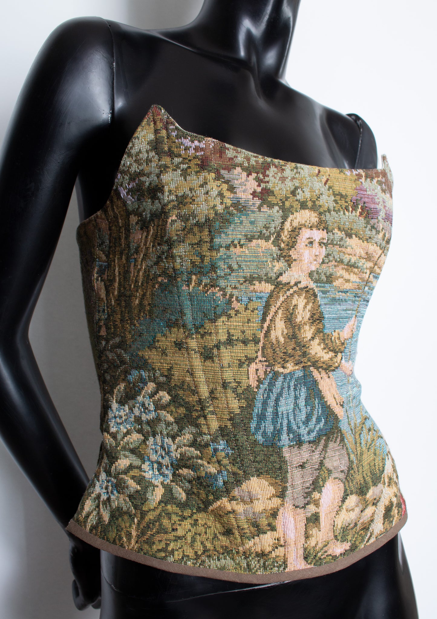 Allegonda Fisherman Tapestry corset