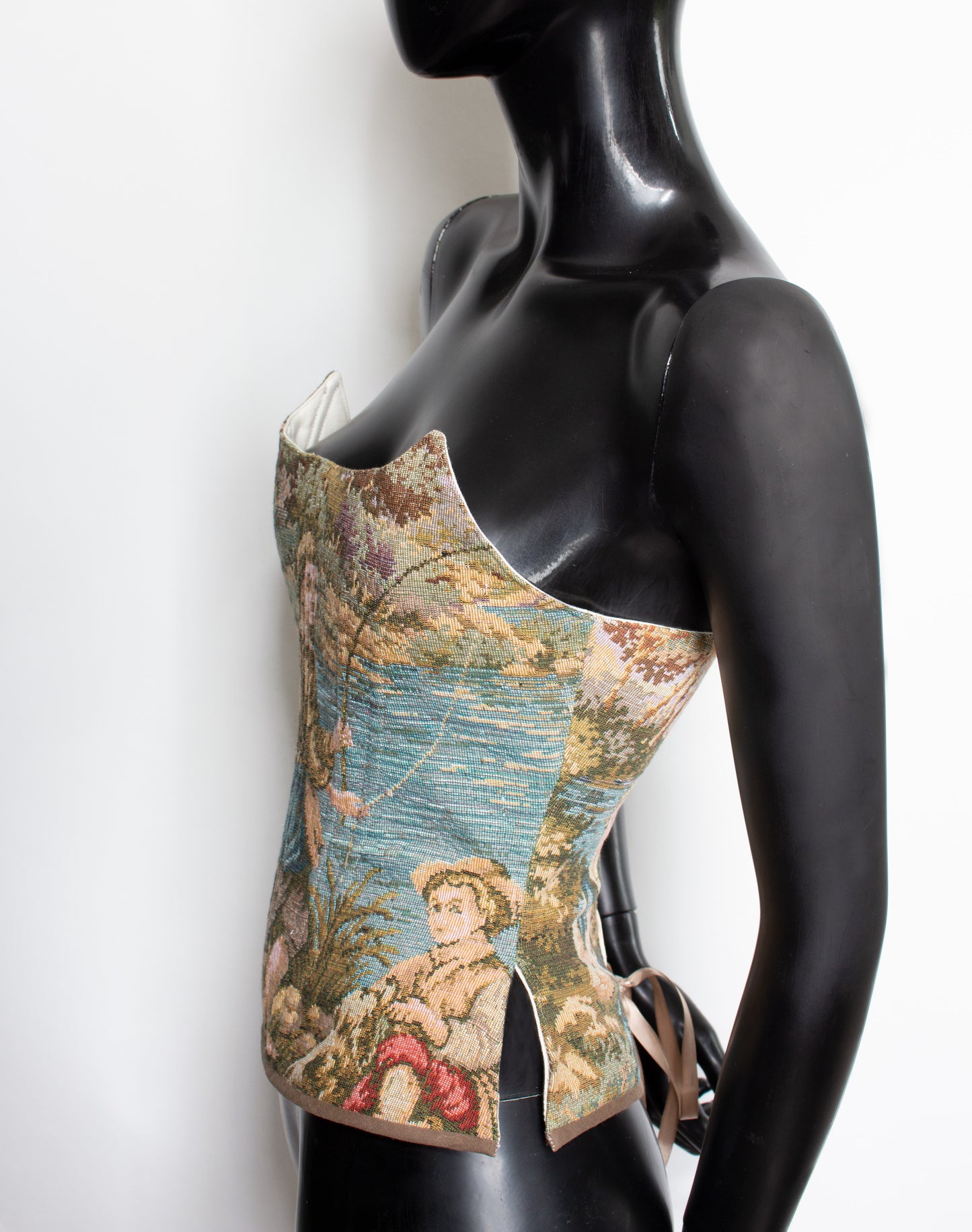 Allegonda Fisherman Tapestry corset