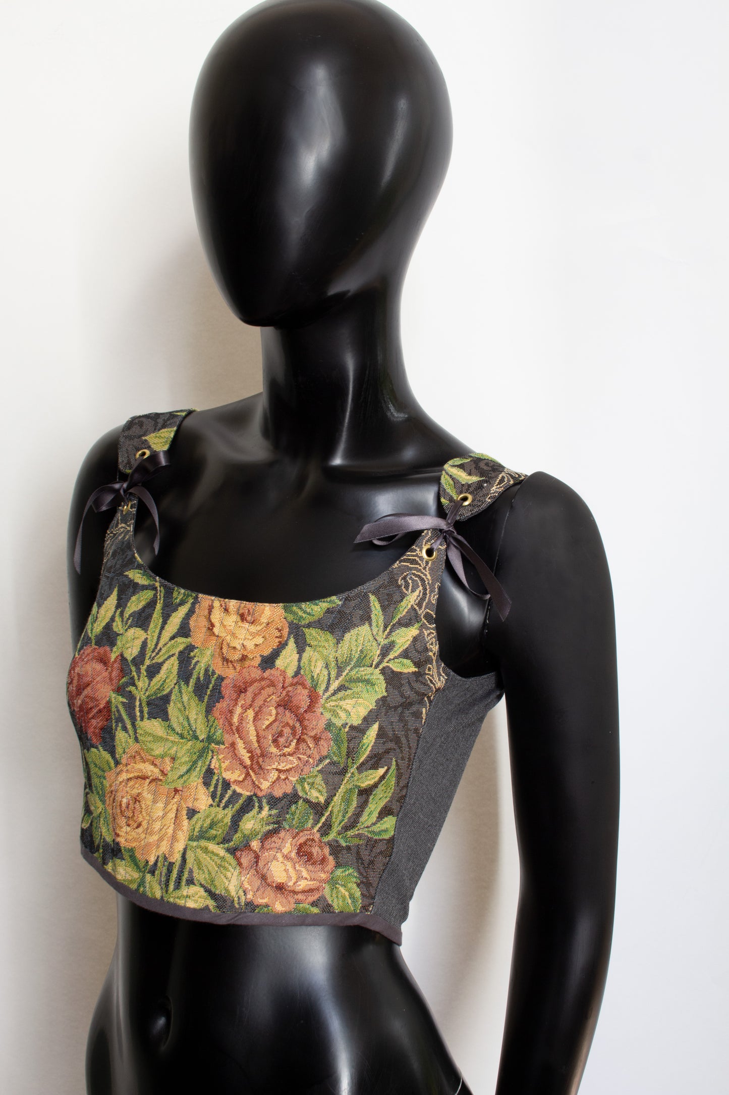 Eleanor Floral Jacquard corset