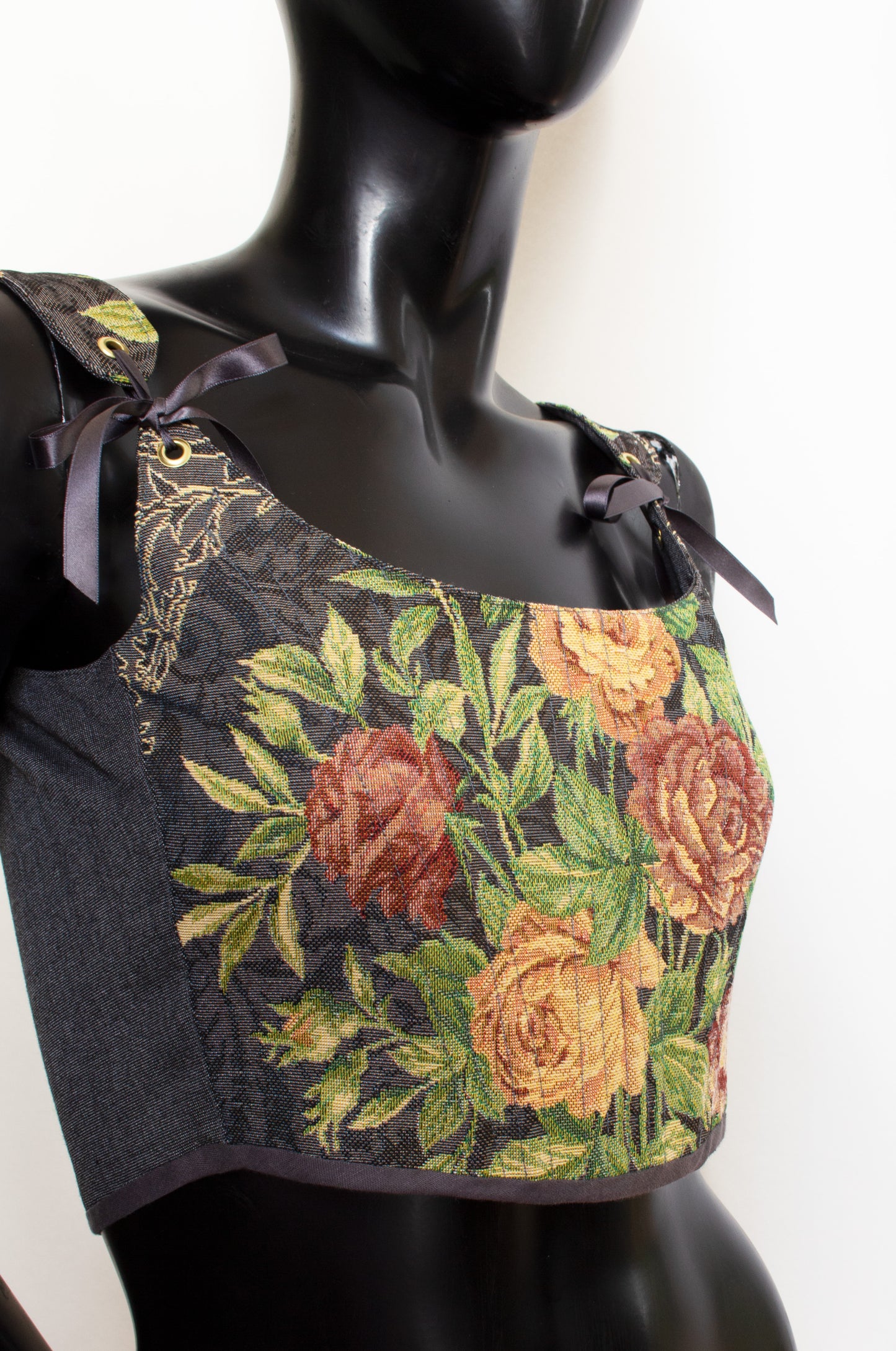 Eleanor Floral Jacquard corset