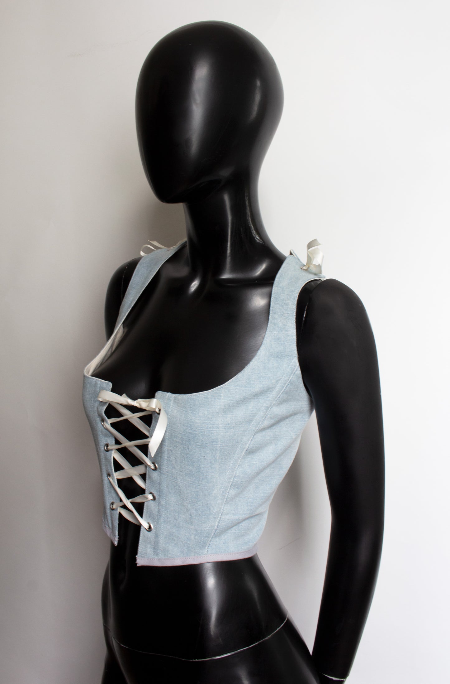 Olympe Denim corset