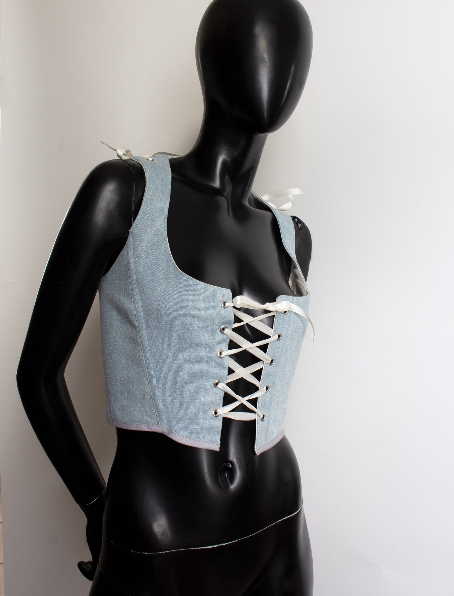 Olympe Denim corset