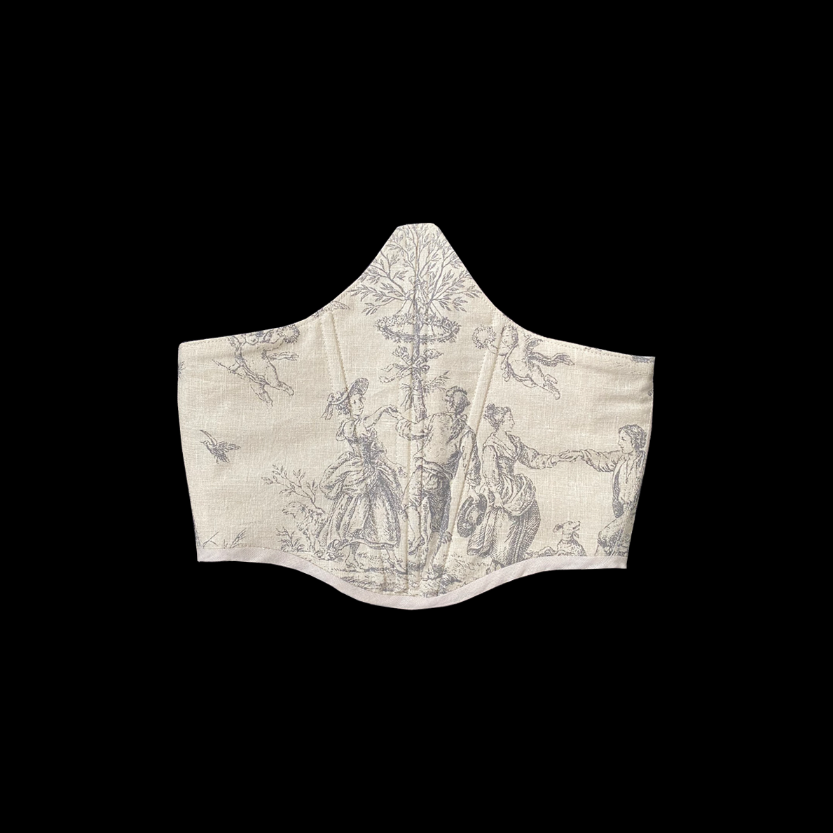 Mae Toile de Jouy belt