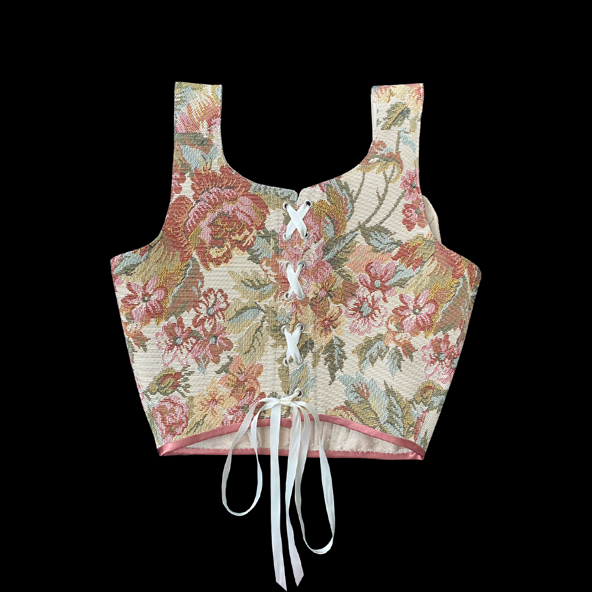 Eleanor Floral Jacquard corset