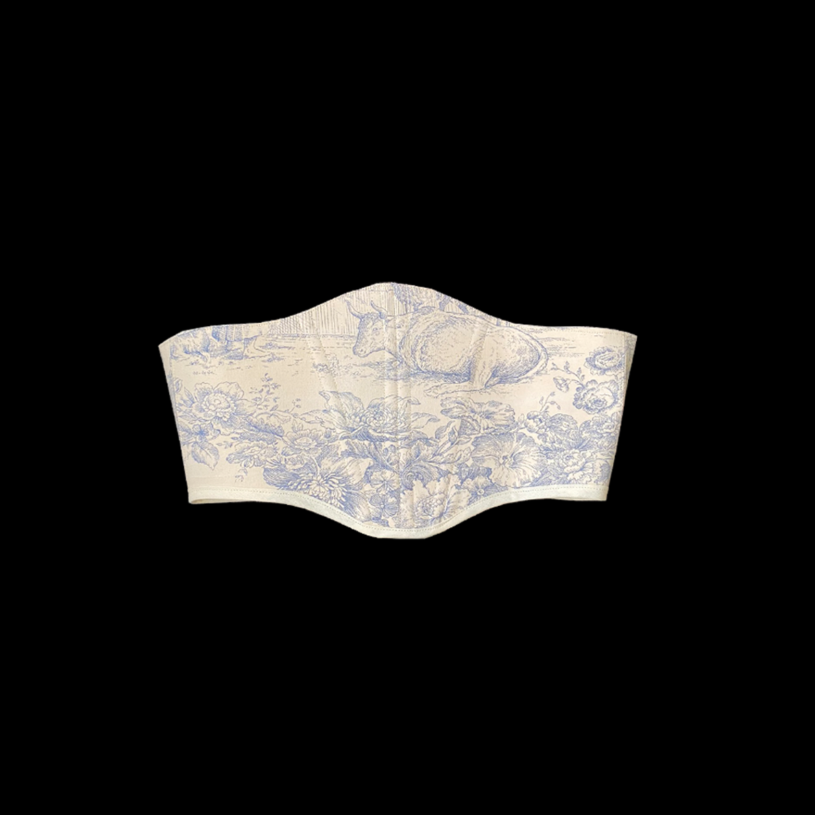 Mae Toile de Jouy belt