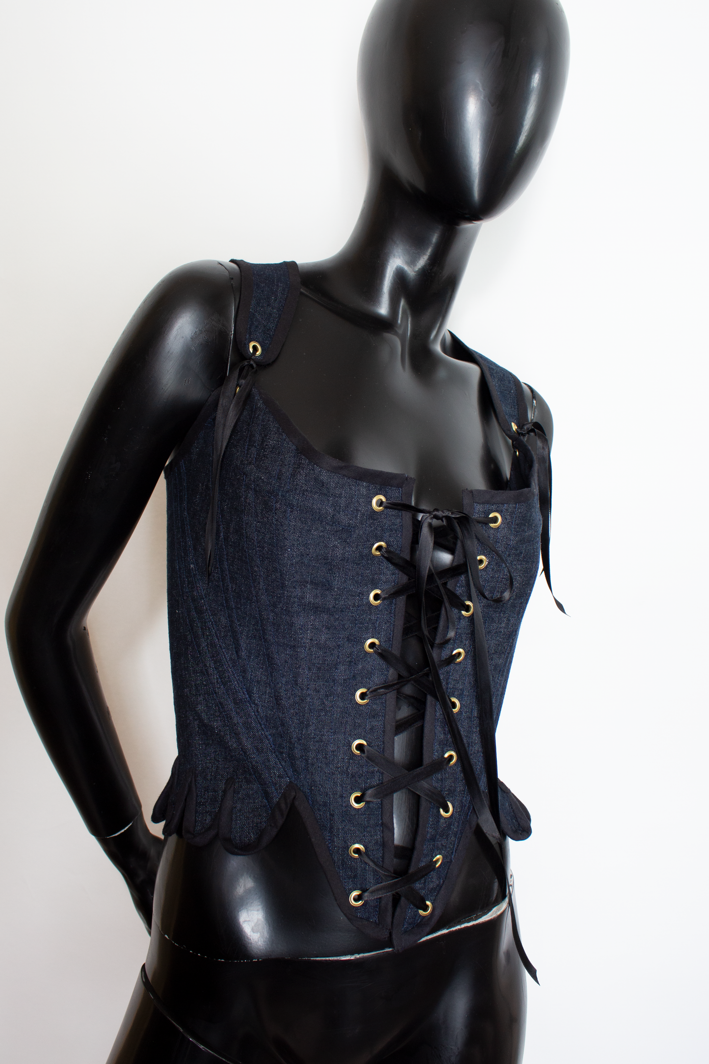 Juliette Denim corset