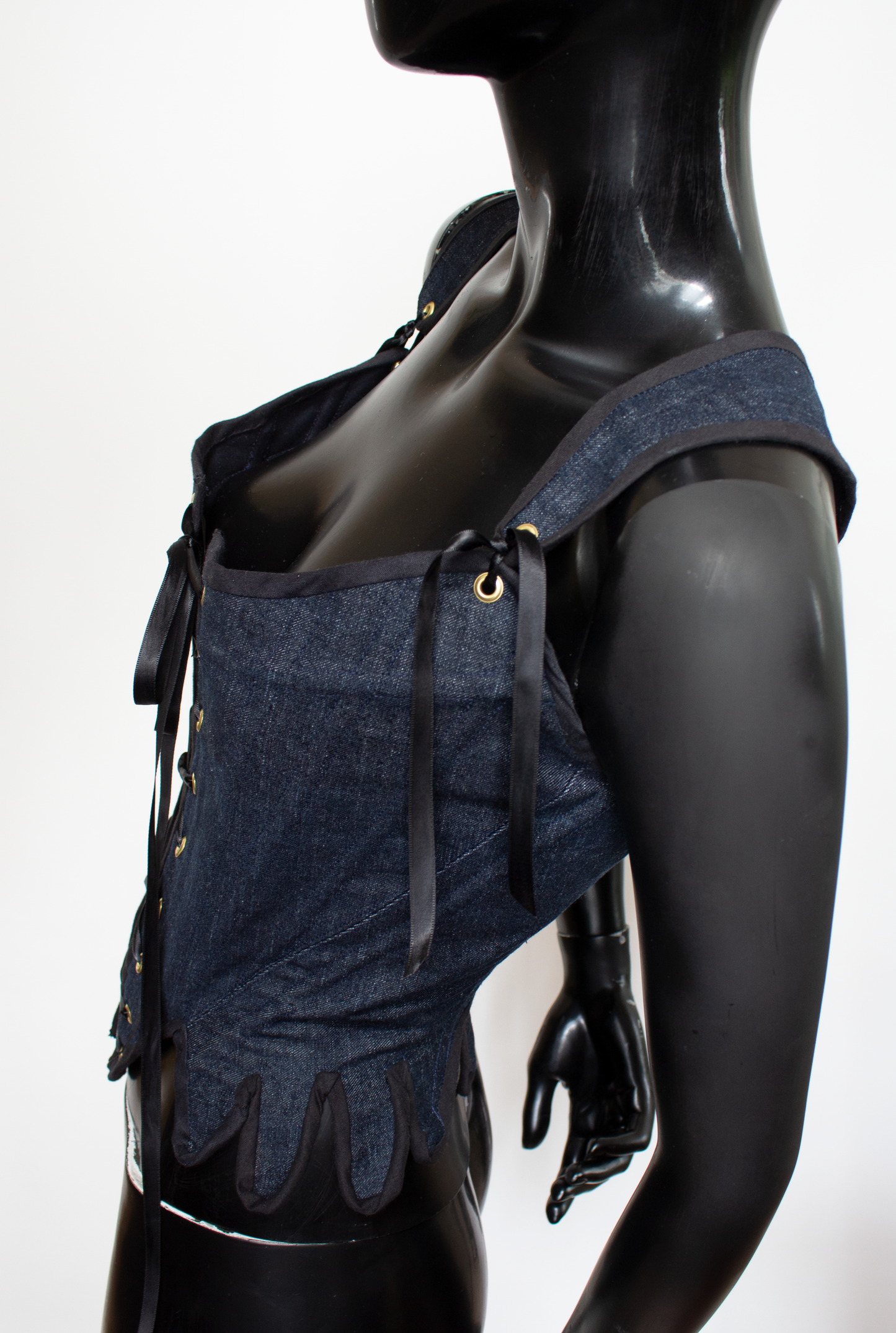 Juliette Denim corset