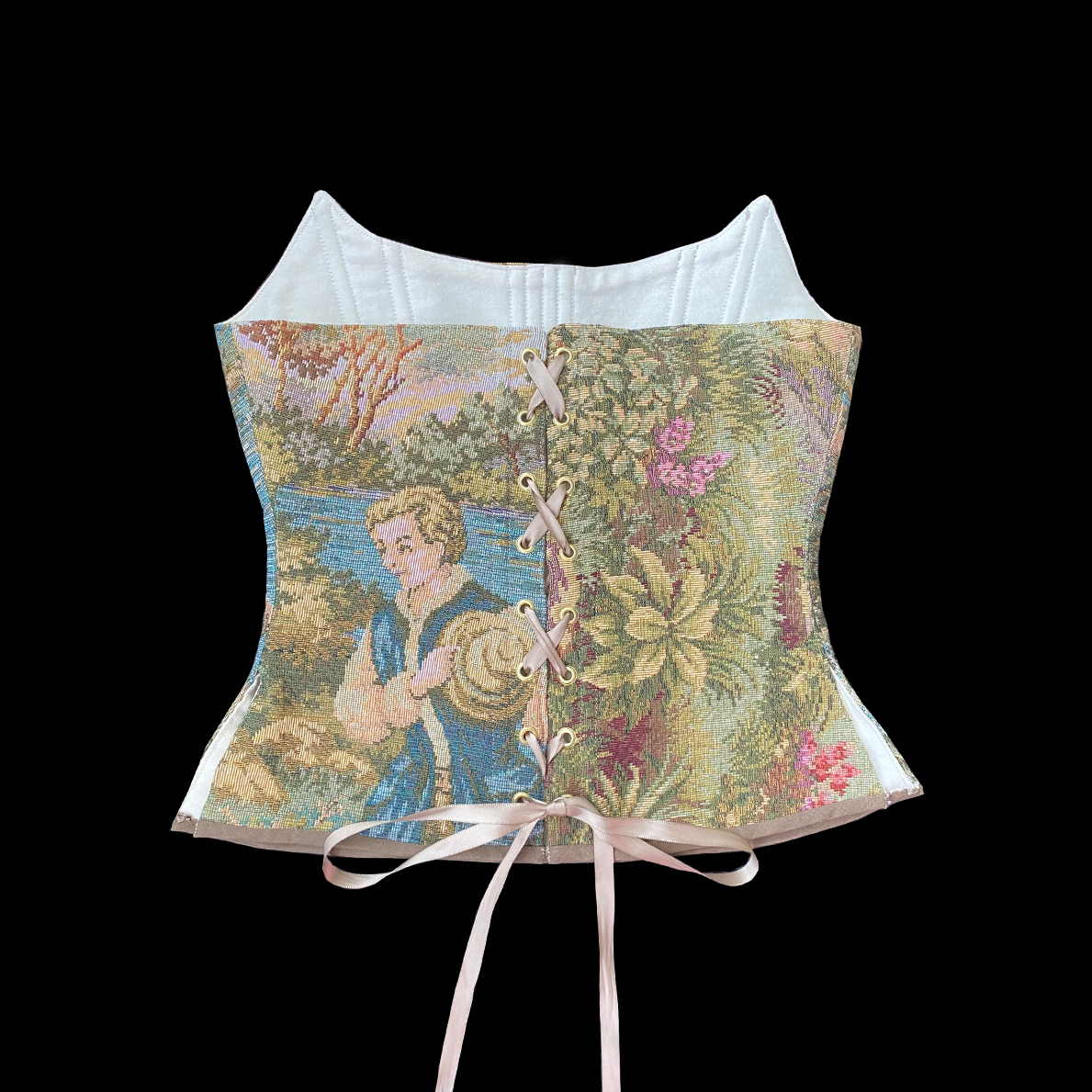 Allegonda Fisherman Tapestry corset