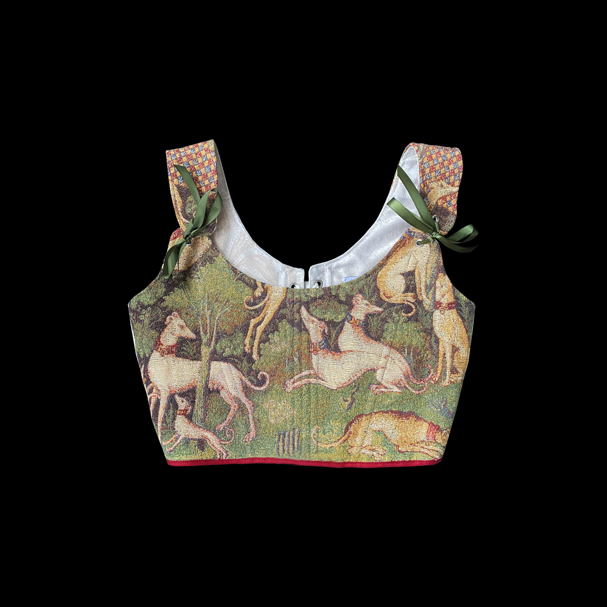 Eleanor Greyhound Tapestry corset