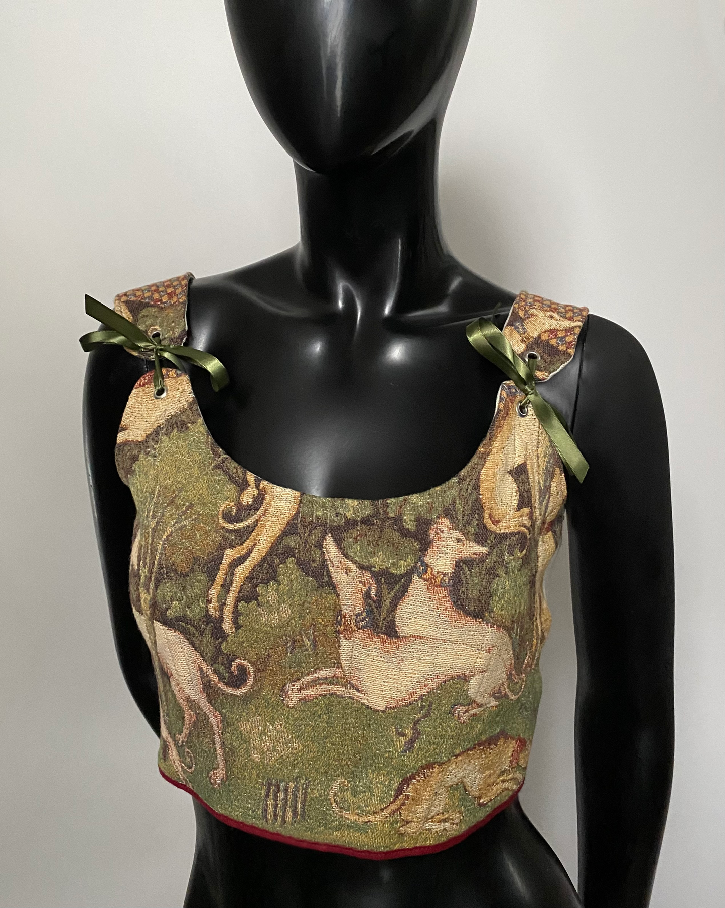 Eleanor Greyhound Tapestry corset