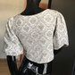 Louise Floral Jacquard Sleeve corset