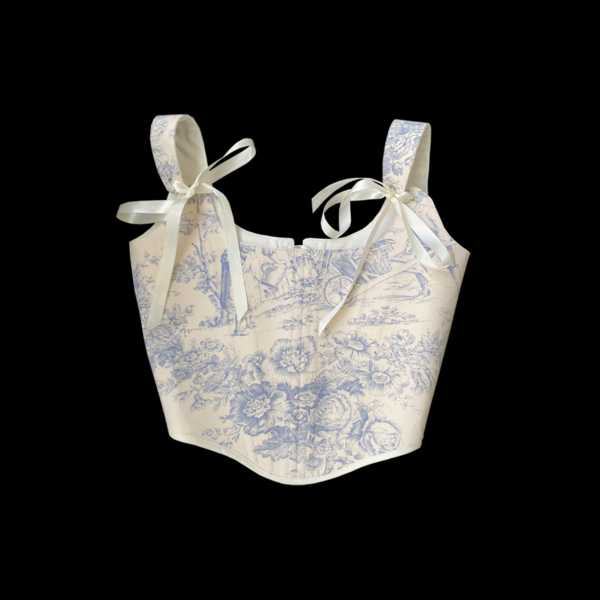 Olivia Toile de Jouy corset