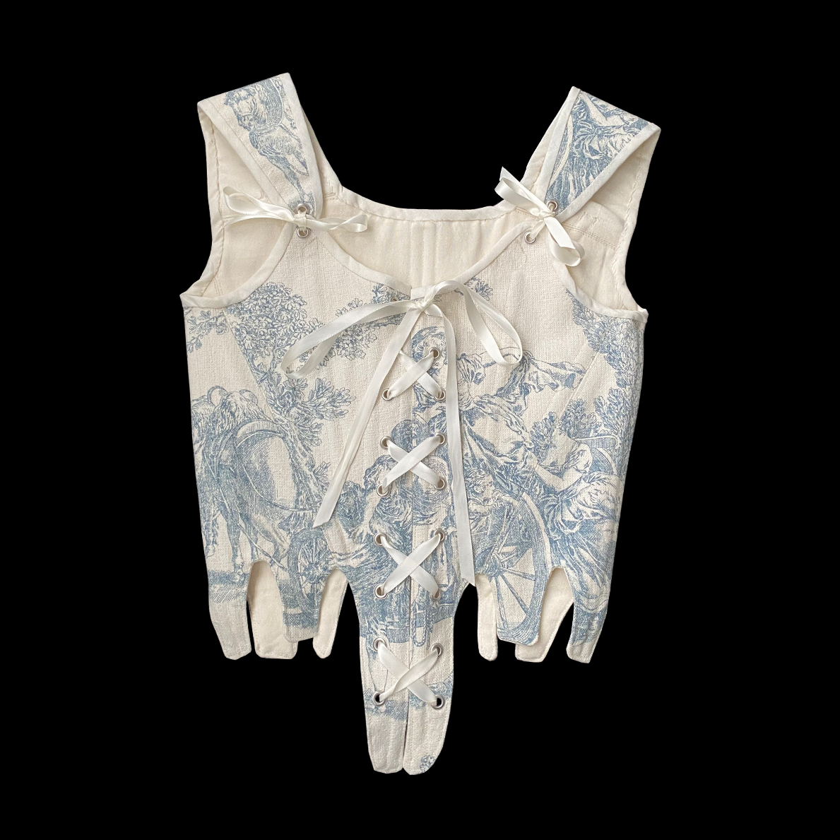 Delore Toile de Jouy corset