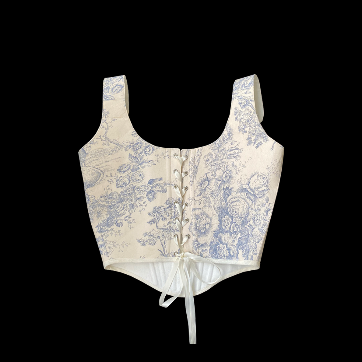 Olivia Toile de Jouy corset