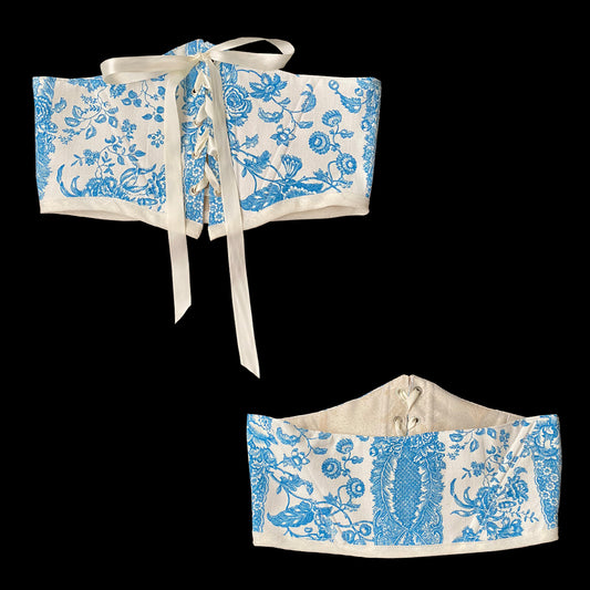 Mae Toile de Jouy belt