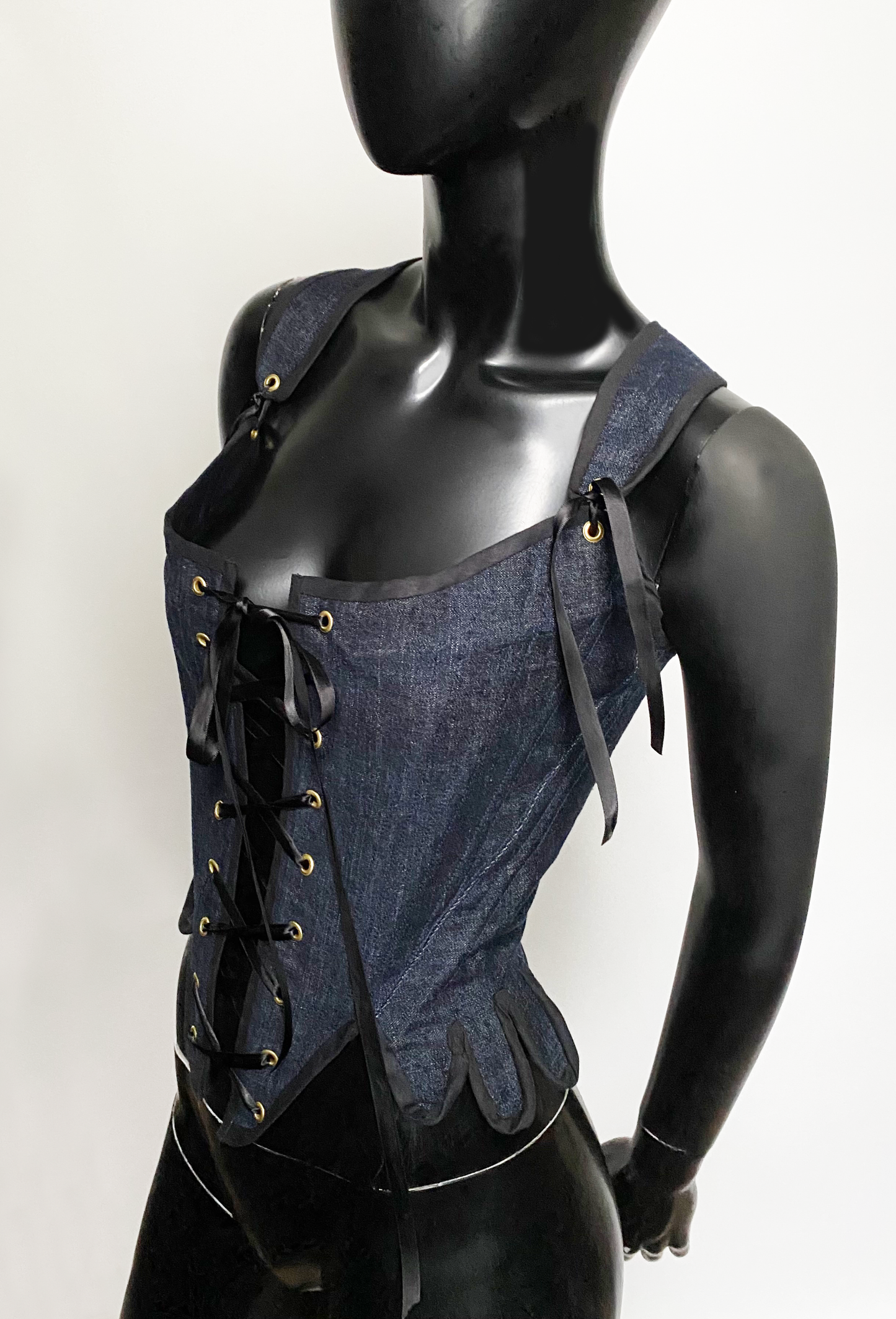 Juliette Denim corset