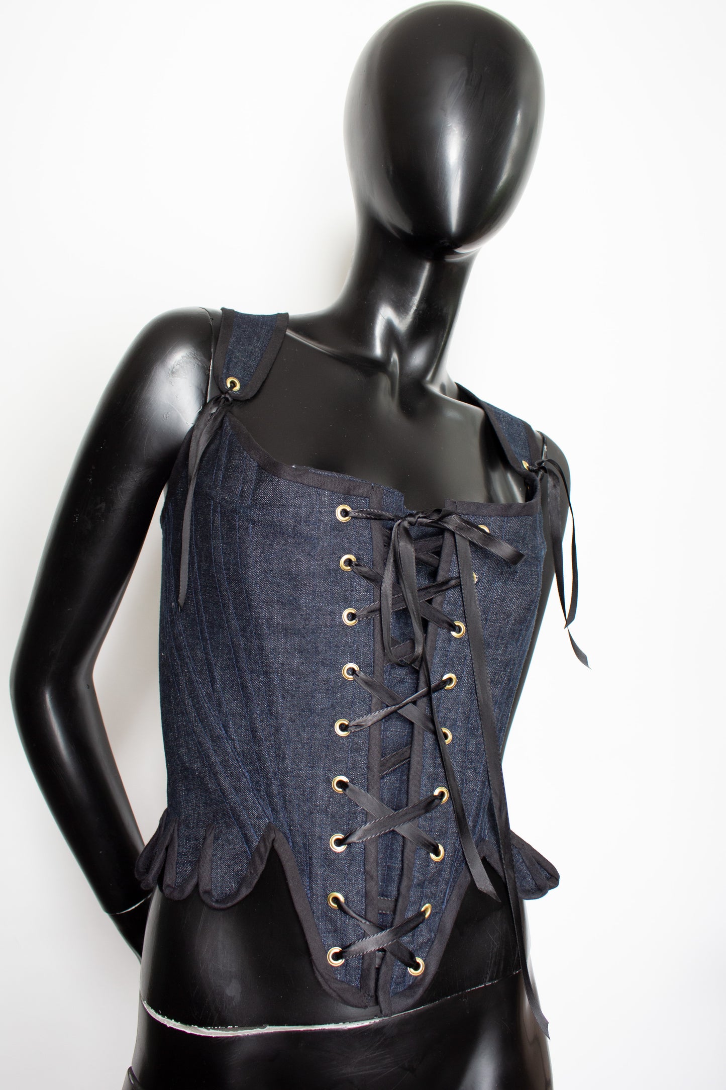 Juliette Denim corset